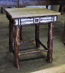 Adirondack Designs - Birch Table With Cedar Legs