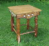 Adirondack Furniture - Birch Side Table