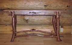 Adirondack Designs - Sofa Table Of Cherry and Walnut