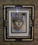 Custom Picture Frame - Framed Timberwolf Print